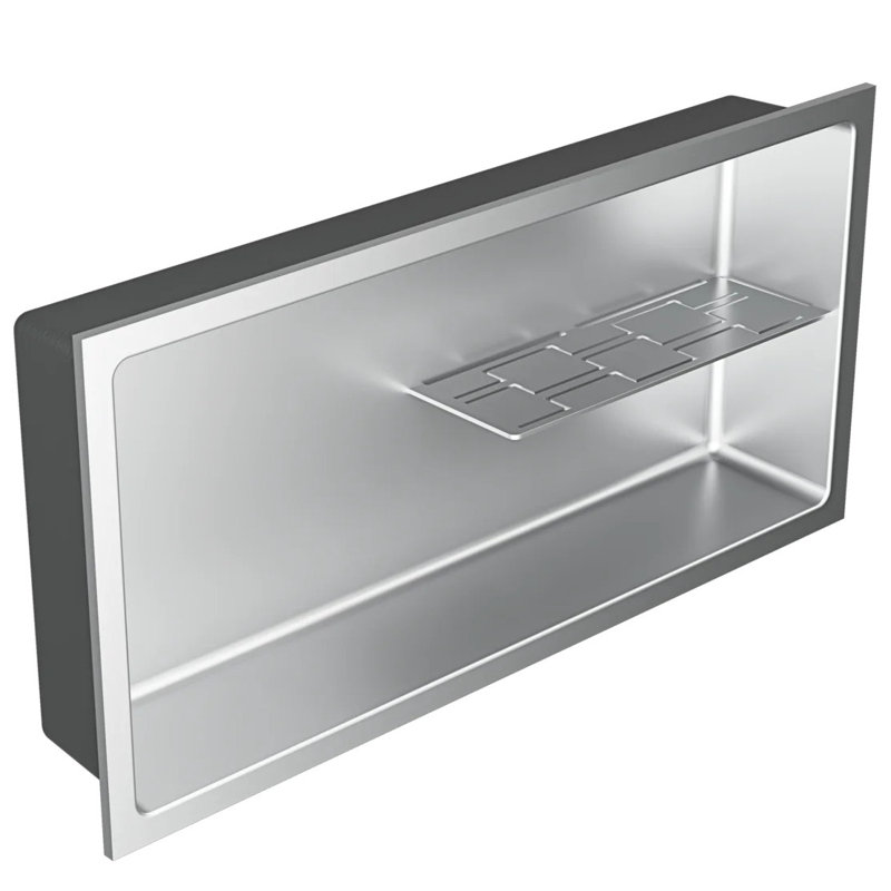 Pharmacie de douche 12 "x 24", gris