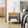 Bedside table with open locker