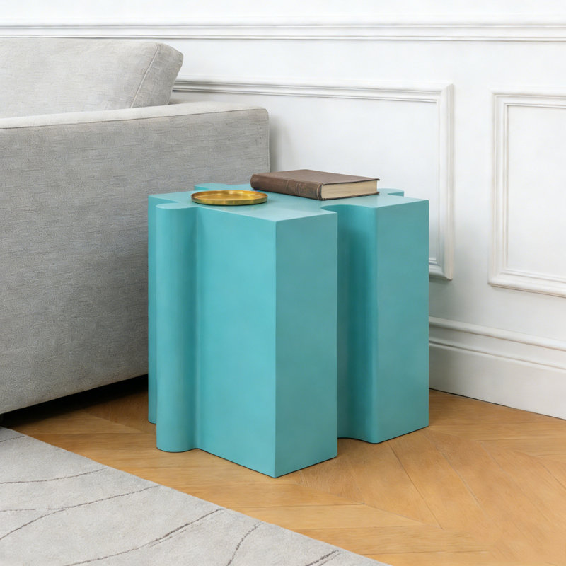 Table d'appoint Art, Bleu clair