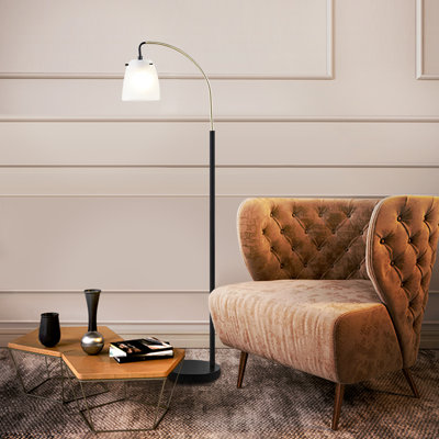 Jesstin 65.5'' Arched Floor Lamp