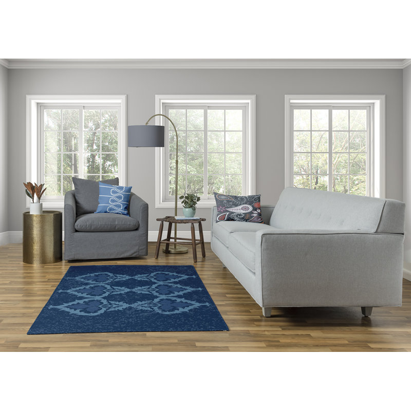 Rungata Chenille Abstract Indoor Rug, Rectangle 4' x 6'