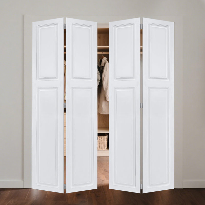 Portes intérieures robustes en MDF, style maison de campagne pliable avec quincaillerie, parfaites pour la maison