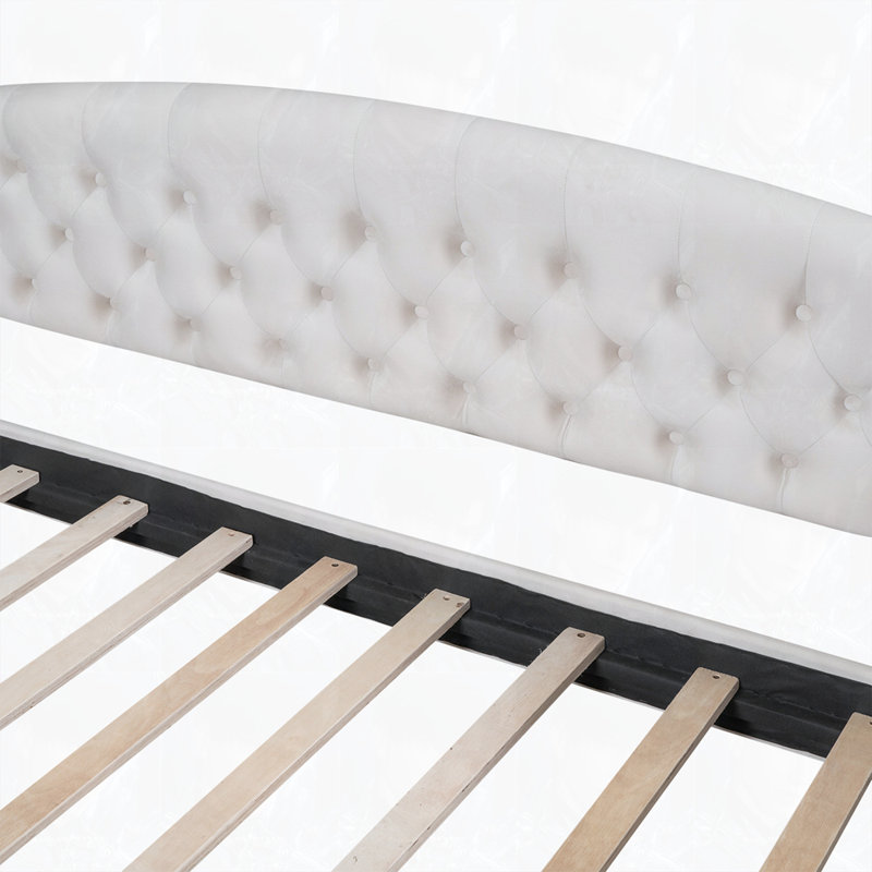 Lit de jour Modern Luxury, Beige, Double