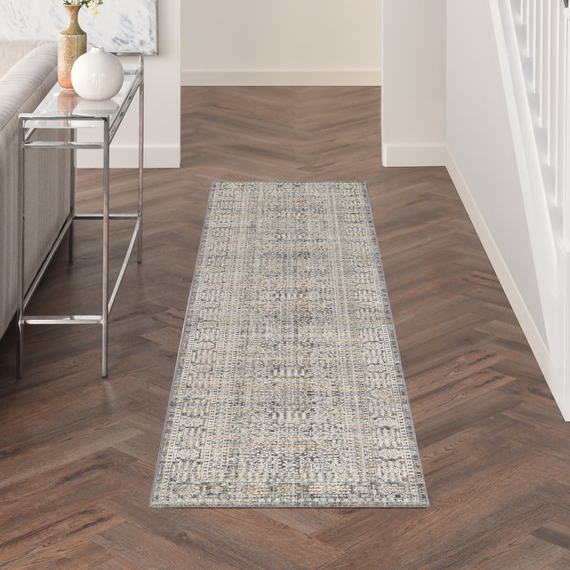 Geometric Indoor Rug, Runner 2'3" x 12'