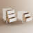 Solid Wood Mid-Century Modern Nightstand-533562042-509736840