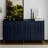Modern Blue Cabinet Sideboard With 4 Doors. For Dining Room, Hallway. Adjustable Shelves, Lacquered Wooden Living Kitchen. Construction