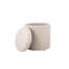 Hugh 40cm Wide No Pattern Footstool Ottoman