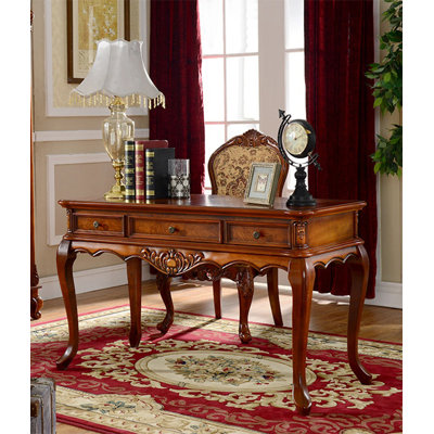 Bureau en bois massif de style européen
