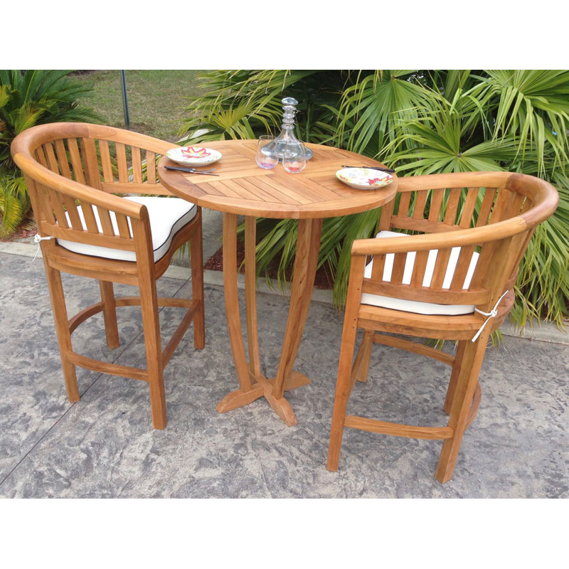 Miami Round Solid Wood Dining Table