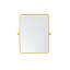 Bellatrix Metal Rectangle Wall Mirror-1990985416