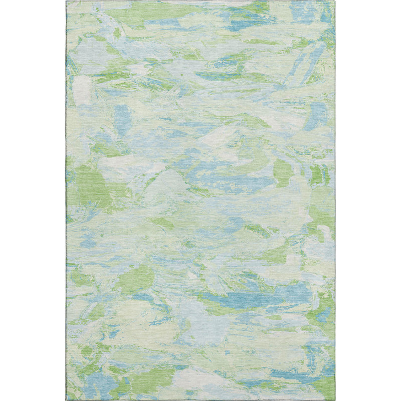 Premium Machine Washable Sykora AMF1344 Abstract Rug, Rectangle 5' x 7'6"
