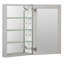 W 30'' H Frameless Medicine Cabinet Mirror 3 Adjustable-19137668-44439135