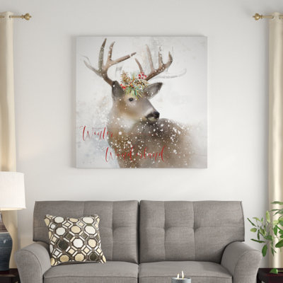 Winter Wonderland Deer - impression