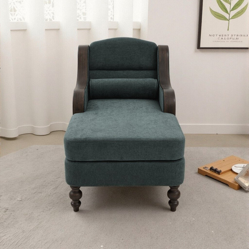 Canapé-lit Chenille, Vert