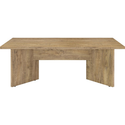Rectangular Mango - Colored Engineered Wood Dining Table, V Shaped Legs, 30 Inches High, 38.24 Wide, 84 Long, Seats 4 In Space Leg Design, 4, Style For Area