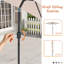 Parasol de marché 7,5 pi Blaise-290991857