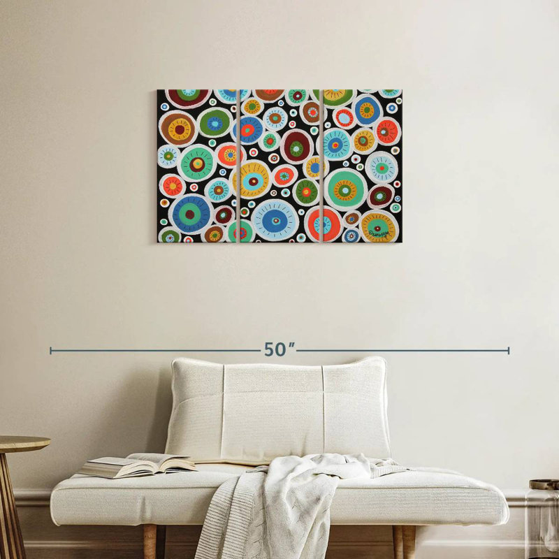 Fleurs rondes Avery, H 20 po x l 33 po