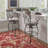 Lowry Swivel Upholstered Counter Stool with Metal Frame-69851426-67492044