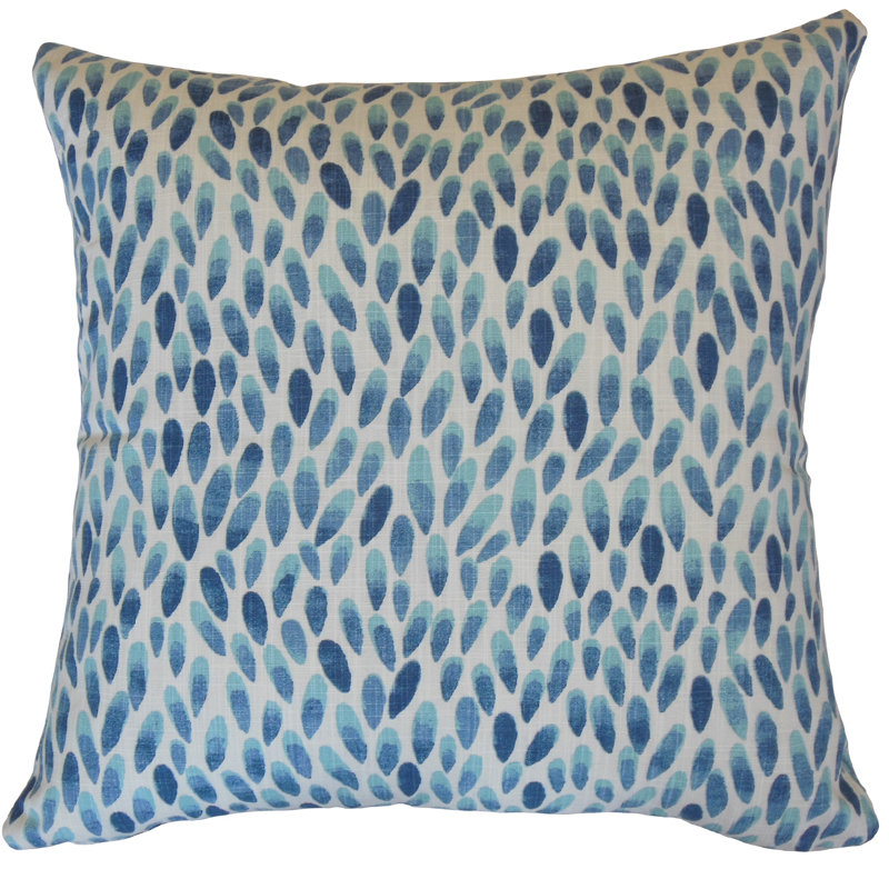 Quisha Square Pillow Cover & Insert, Height(20") x Width(20")