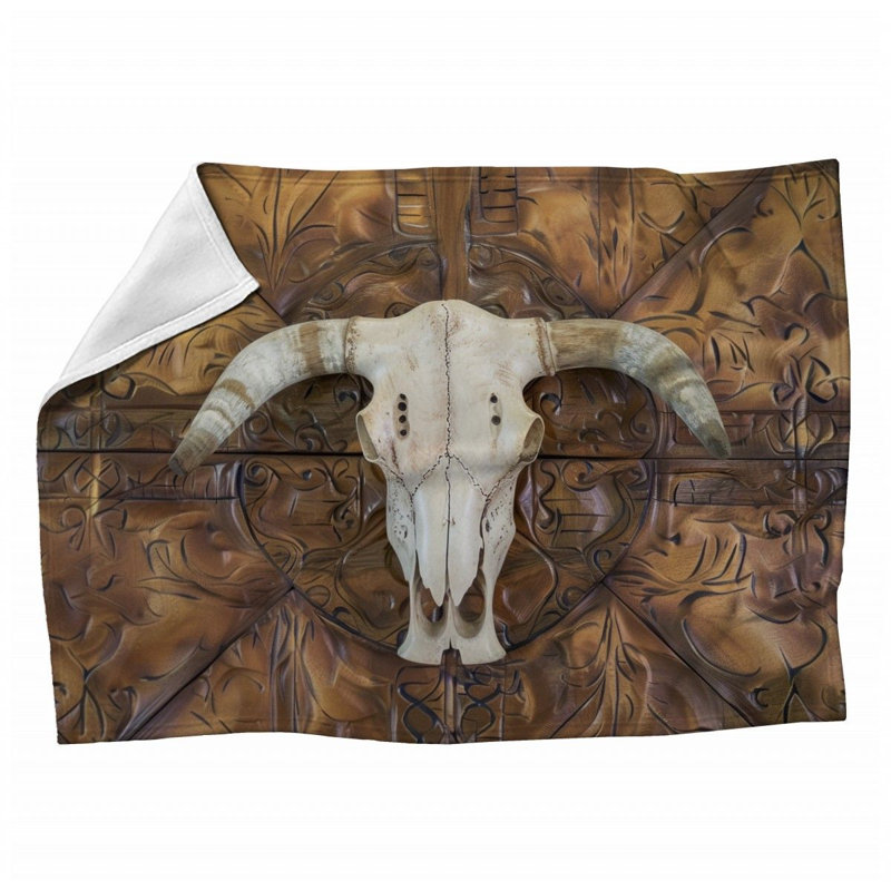 Machine Printed Throw Blanket, 60" x 80"