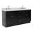 Abell 73'' Double Bathroom Vanity with Carrara Marble Top-60199471