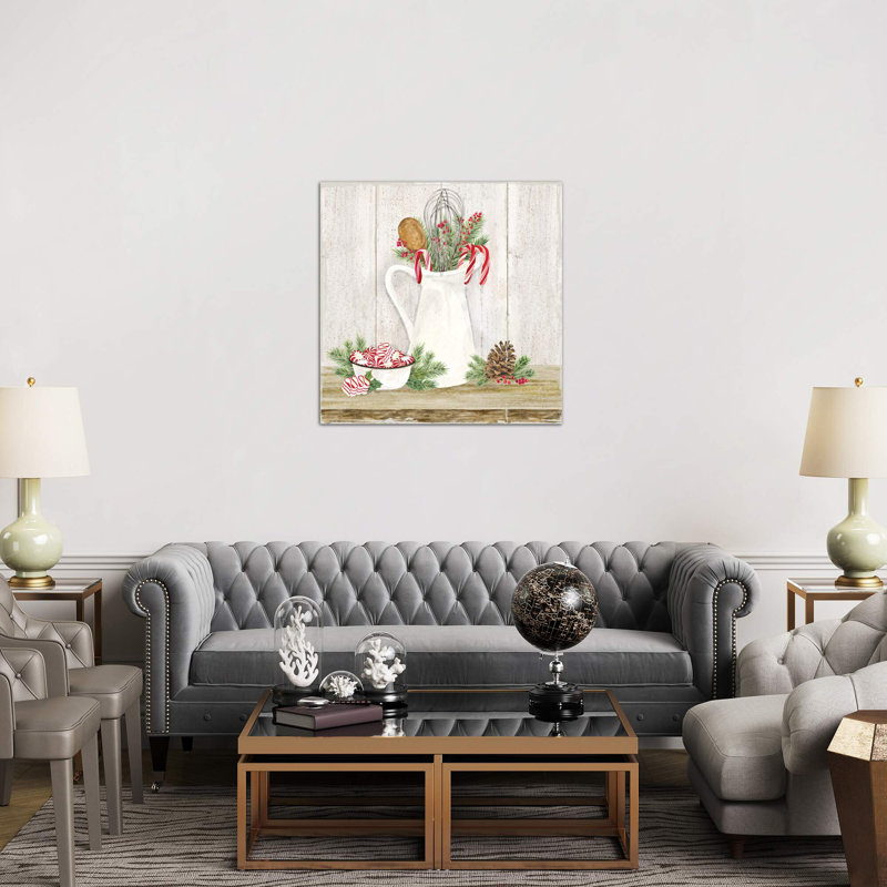 Christmas Kitchen III - Wrapped Canvas Painting, 66.04 cm H x 66.04 cm W x 3.175 cm D