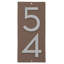 Plaque d’adresse murale sur 1 ligne flottante-41299948-41299803-41303796