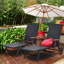 Chaise longue inclinable Moyer