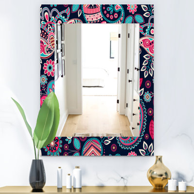 Miroir de salle de bain/meuble-lavabo éclectique 18 bohémien et obsidian