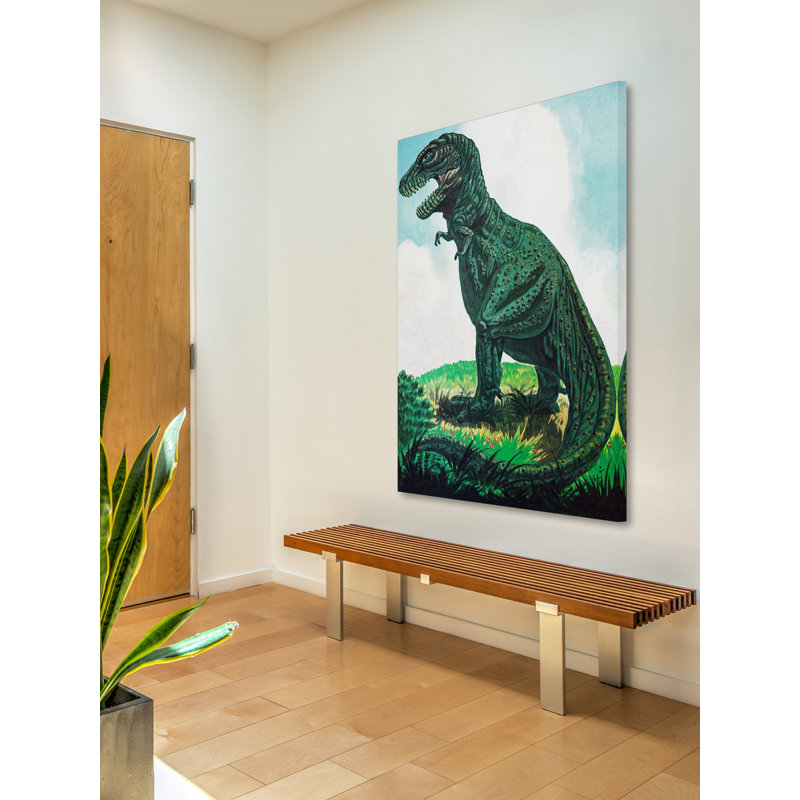Tyrannosaurus - Graphic Art on Canvas