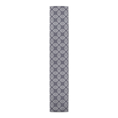 Aderita Rectangle Geometric Polyester Table Runner