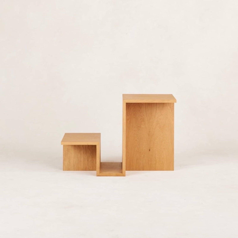 Valley Side Table, White Oak