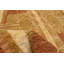 Tapis décoratif en laine de conception unique 4 pi x 6 pi 3 po noué à la main New Age