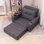 Fauteuil convertible capitonné l 41 po Cournoyer-433490365-433490364