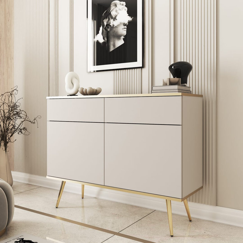 Allisia 107cm Sideboard, Beige
