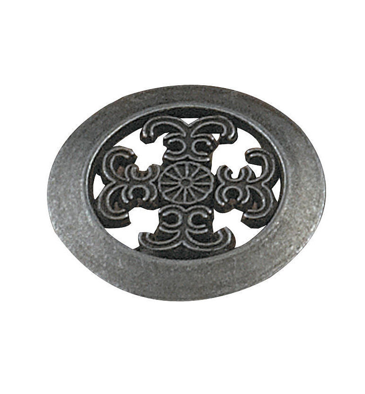 Poignée ronde 1 1/2" de diamètre Expression, Fer ancien