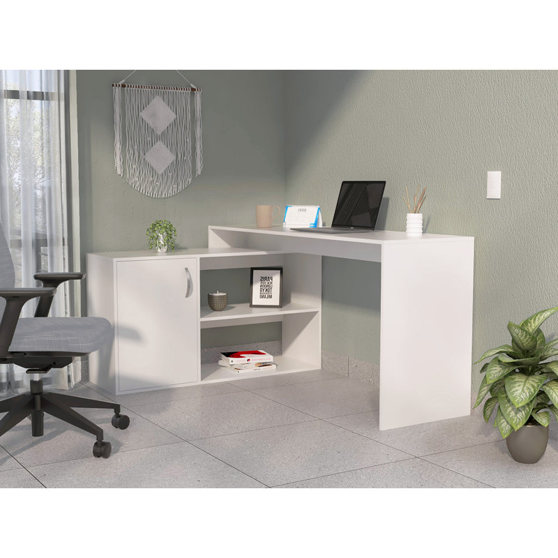 L-Shaped Executive Desk and Computer Desk
