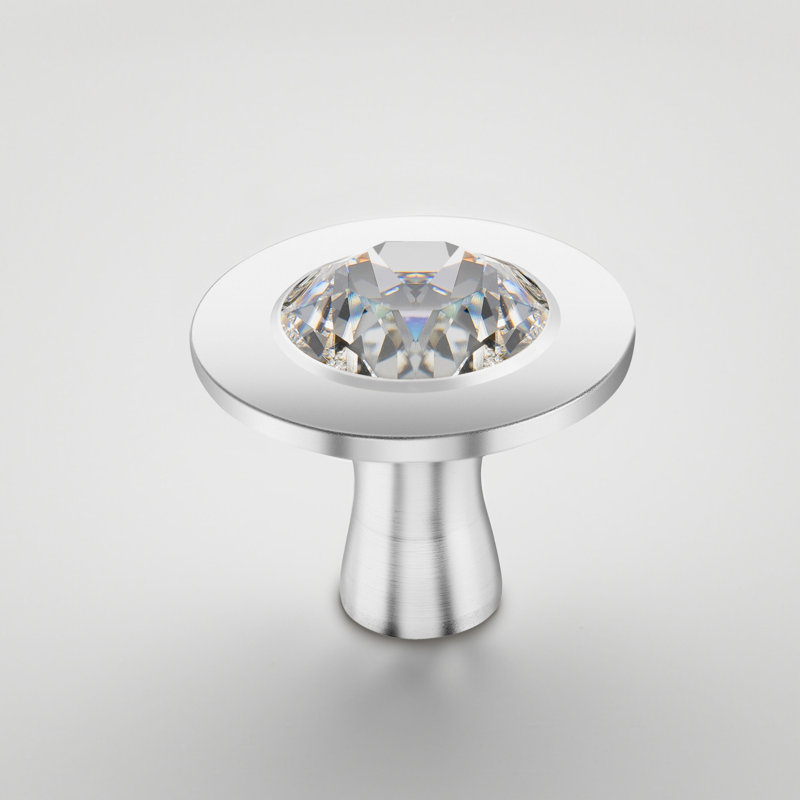 Staub Stainless Steel Knob Adorned With Crystal By Swarovski
