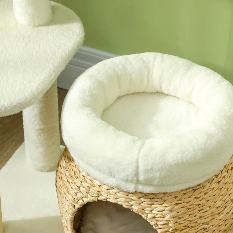 31" Cat Tree Tower With Scratching Posts