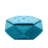 Elegant Blue Velvet Polygon Diamond Storage , A Stylish Footrest And Seating With Storage, 34 Inches Long, 30.5 Wide, 13.5 High, For Home Versatile Footrest, 34"L X 30.5"W 13.5"H, Organize Your-304389689