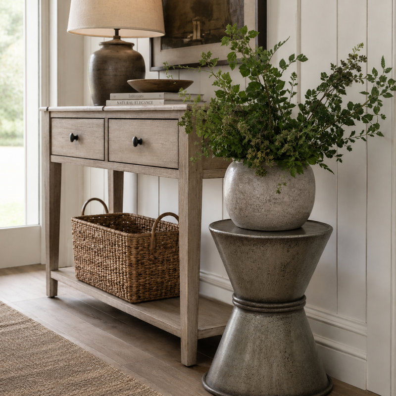 Marais Metal Hourglass Stool