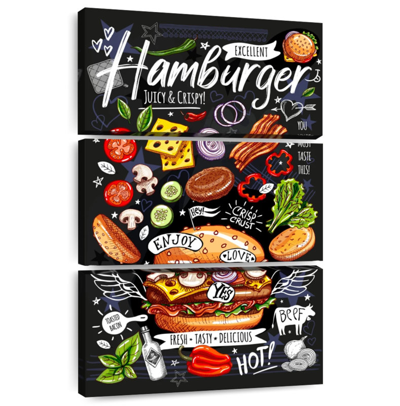 Yarlin spécial hamburger, H 45 po x l 28 po