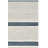 Tricia Hand Woven Flat Weave Wool/Cotton Striped Rug in Blue/Ivory-20112138
