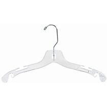 Only Hangers Black 17 Unbreakable Top Hanger [ Bundle of 25 ]