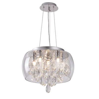 6 - Light Crystal Chandelier