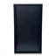 Armoire à vin noire modulaire avec tablettes de rangement et huche, grande capacité de buffet pour la salle à manger
