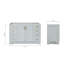 54" Single Bathroom Vanity Base Only-2049270727