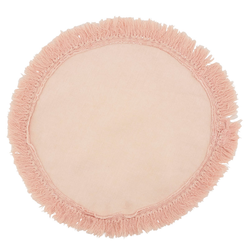 Ensemble de napperons 4 pièces, Rose