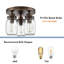 Morghan Glass Flush Mount