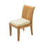 9 Pcs Grade-A Teak Wood Dining Set: 118" Double Extension Rectangle Table And 8 Lagos Armless Chairs #11LG2400-2080376960